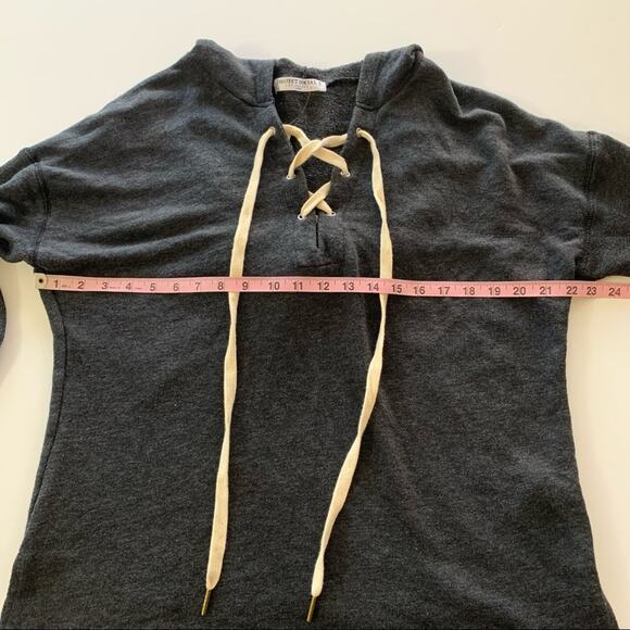 Via Penny Lane Reworked Apparel | The Doors Lace Up Hoodie Sweater Medium - Picture 2 of 11